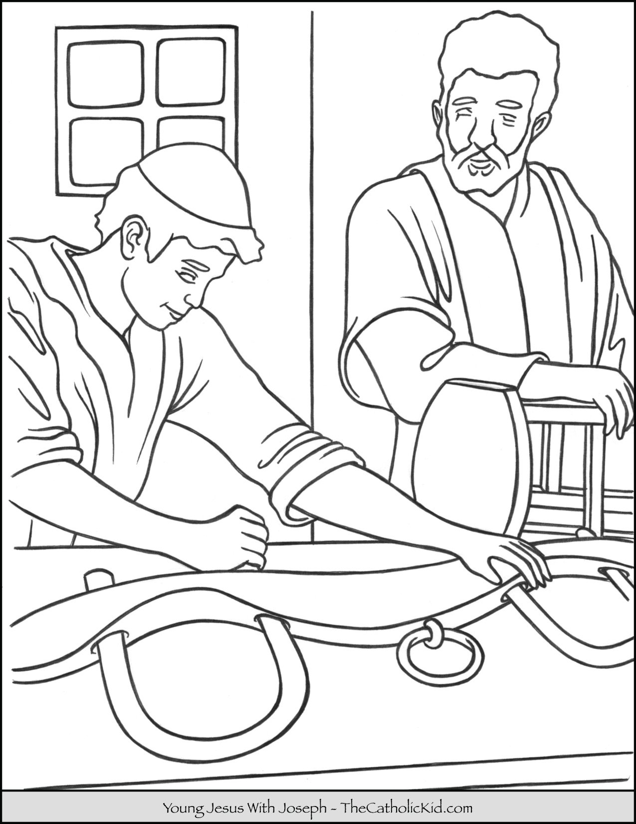 Free printable catholic coloring pages for kids