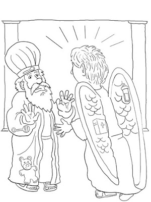 An angel visits zechariah