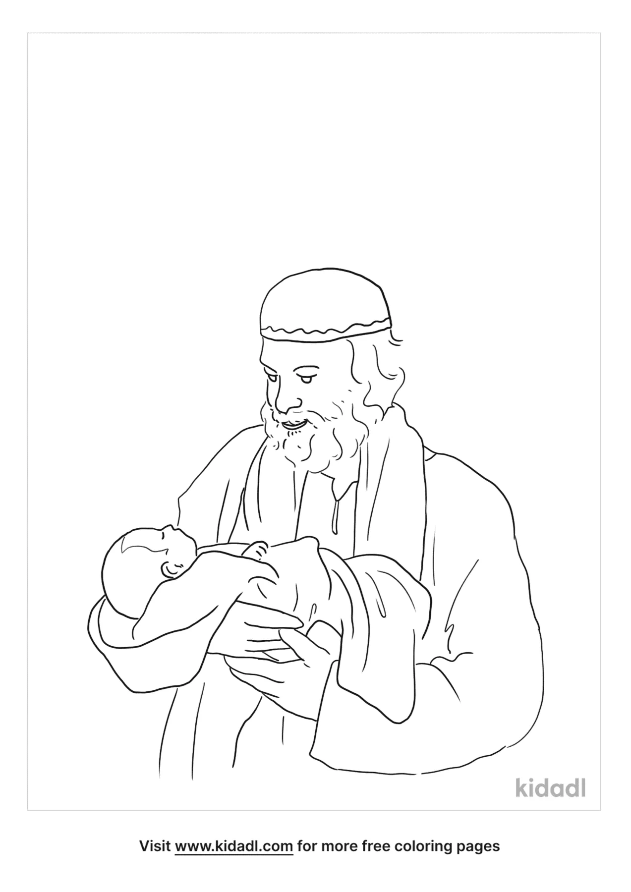 Free zechariah cant speak coloring page coloring page printables