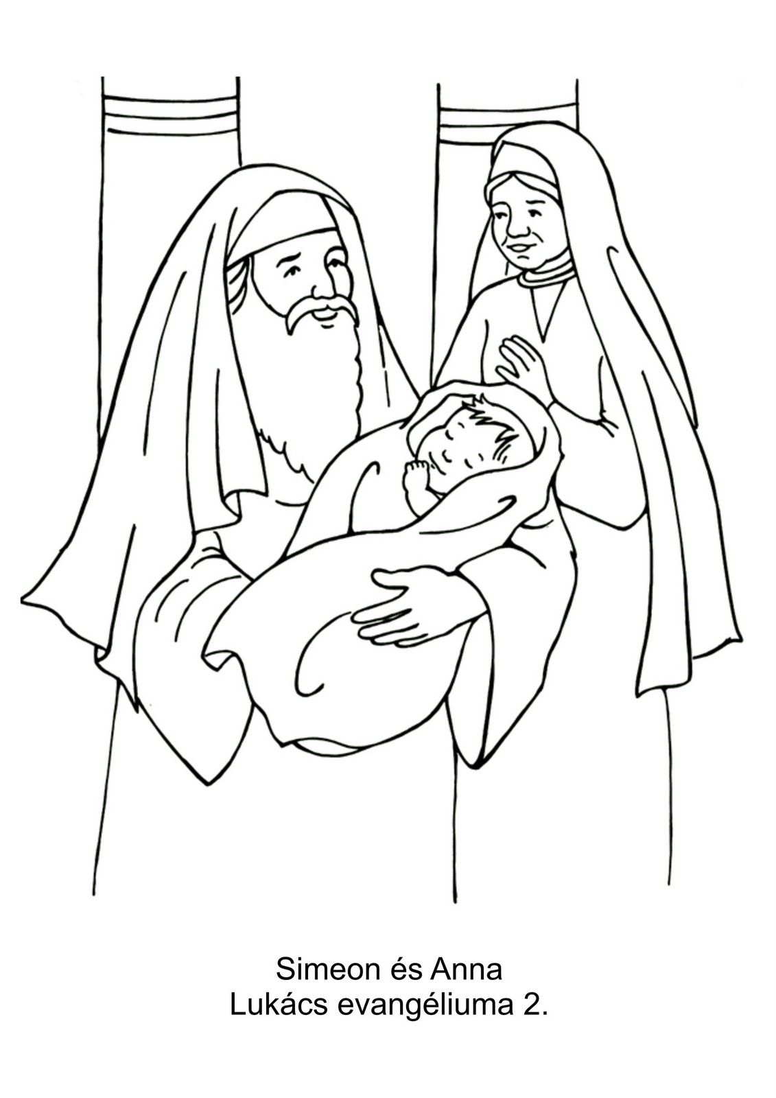 Free printable elizabeth and zechariah coloring pages bible story coloring sheets