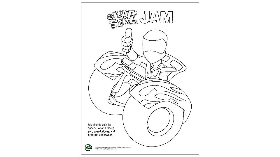 Leapschool coloring pages j