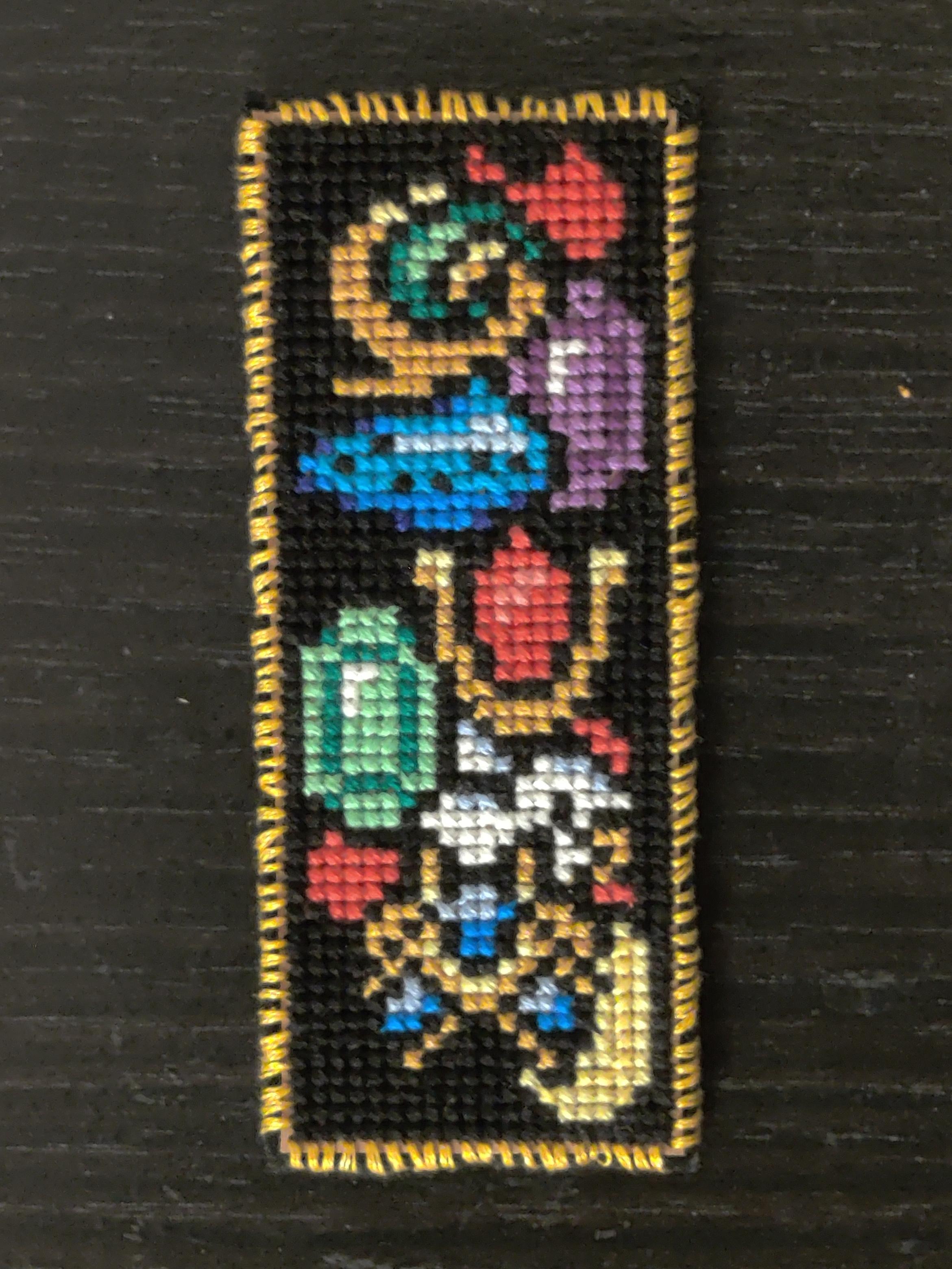 Fo made a zelda bookmark for a friend rcrossstitch