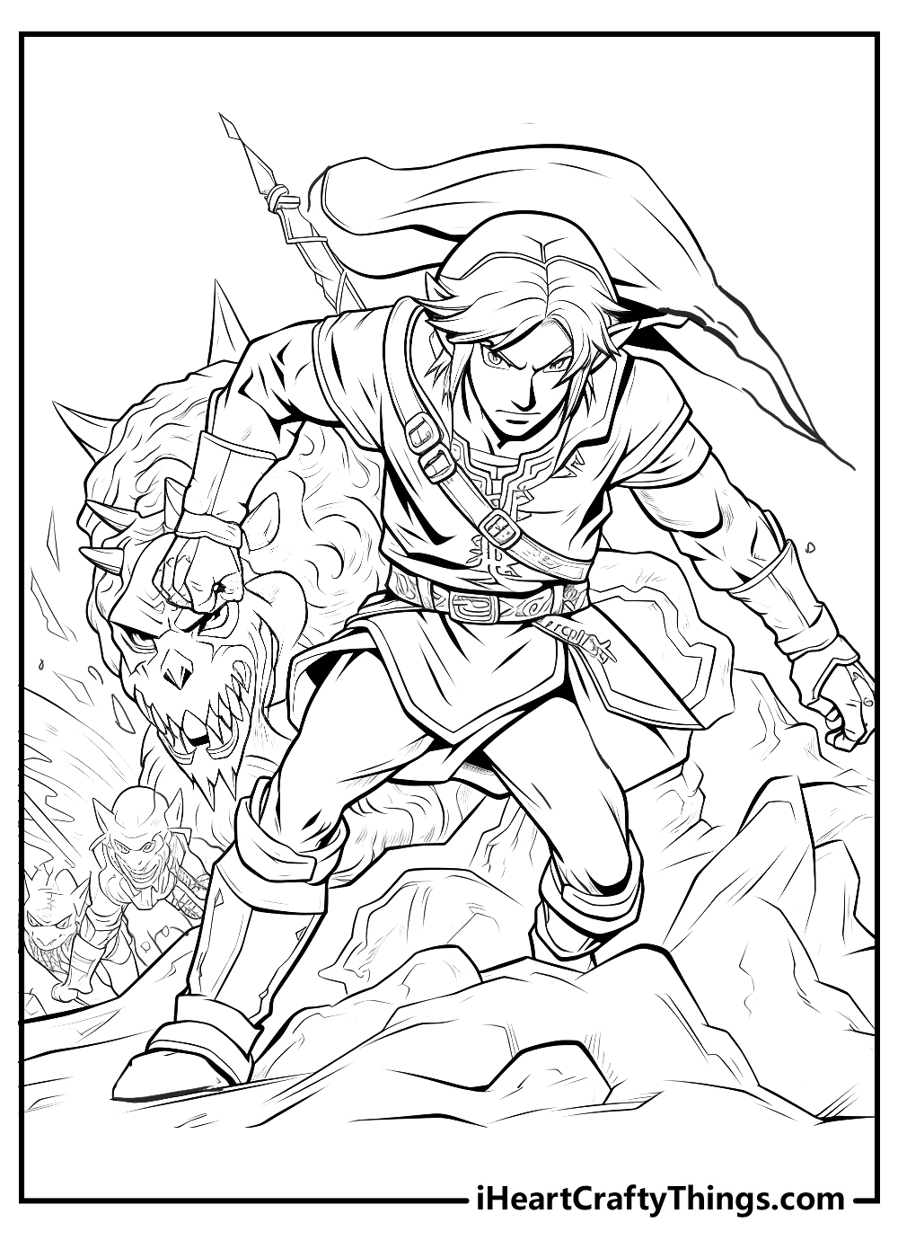 Printable zelda coloring pages updated