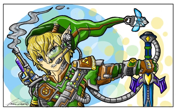 Legend of zelda overwatch fusion easy coloring page