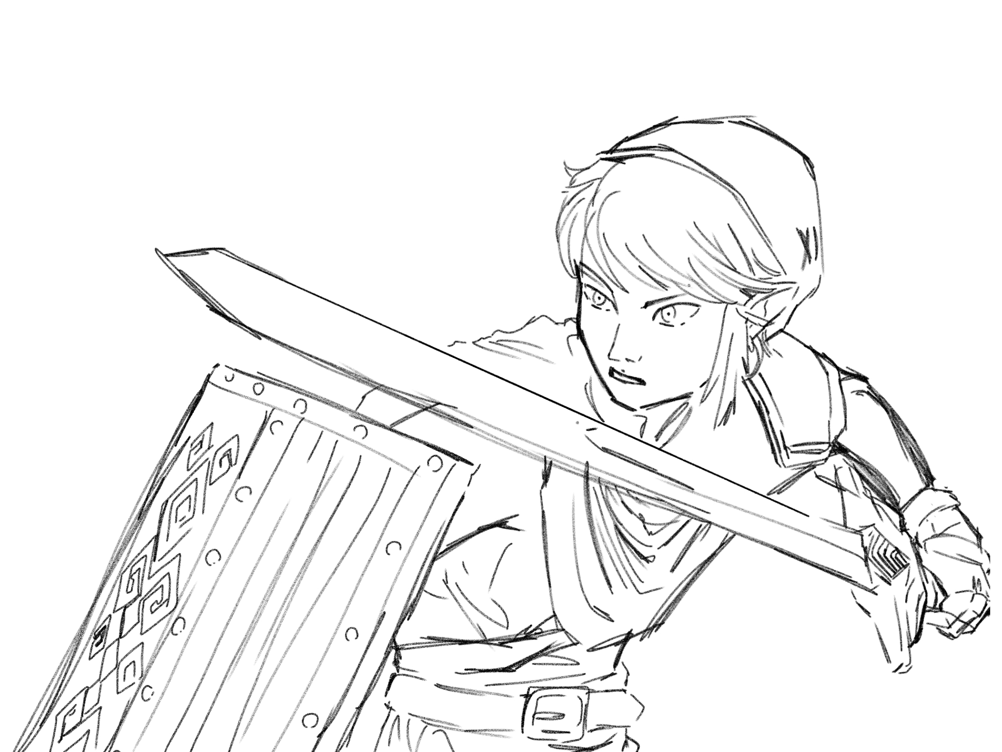 Reness on x work in progress the legend of zelda fanart fav rt ðð zelda link fanart dessin httpstcomtcdekjkib x