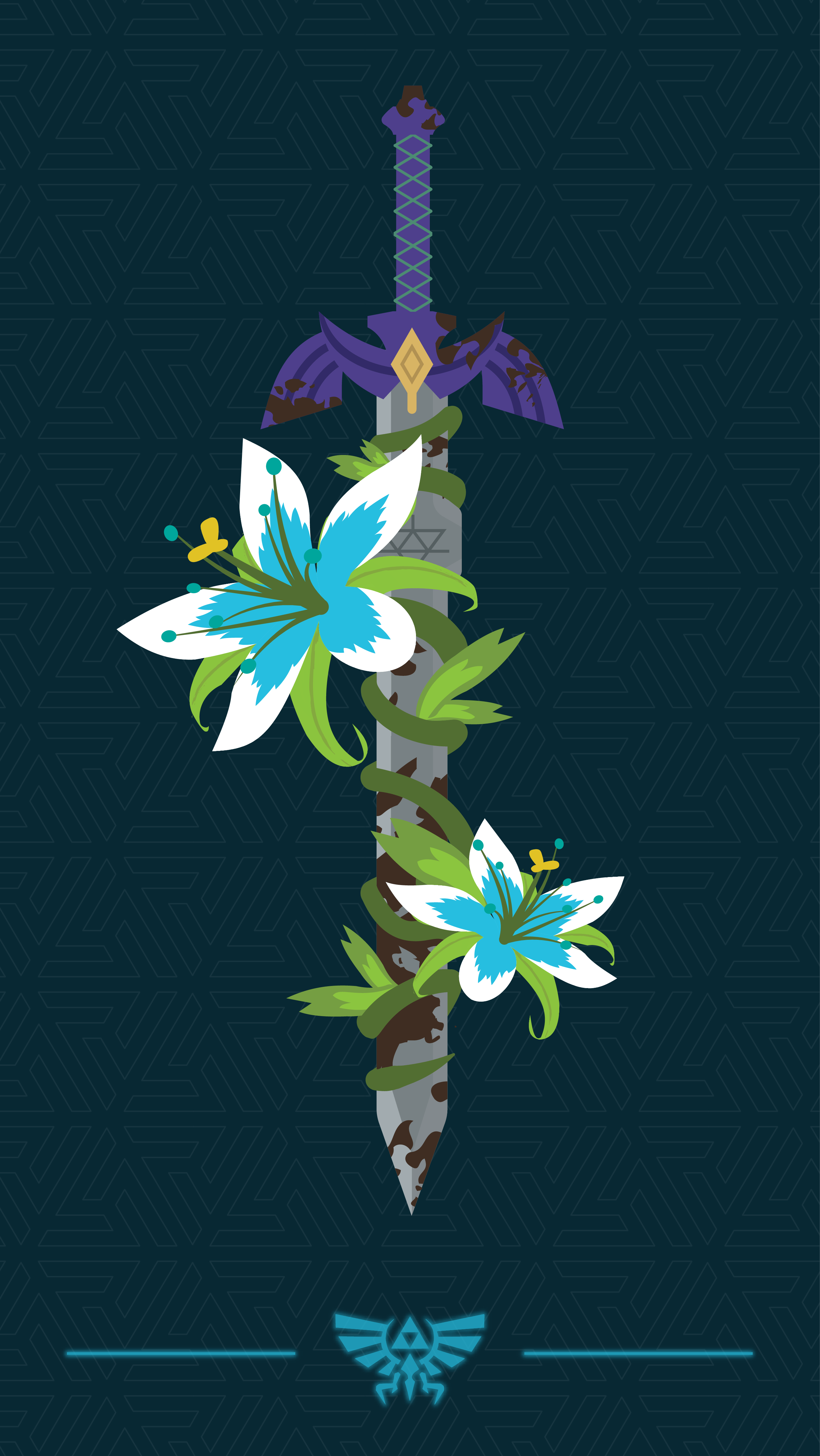 Zelda minimalist mobile wallpapers