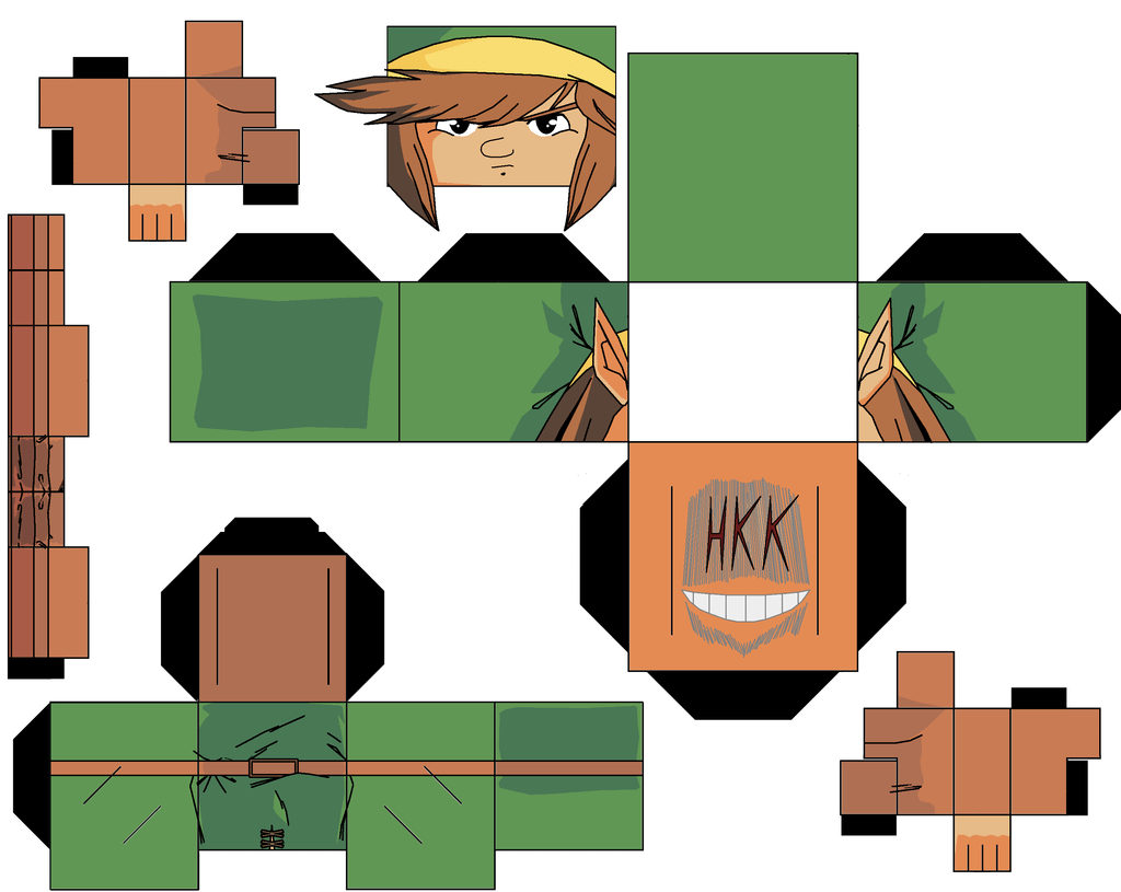 Link from legend of zelda paper toy free printable papercraft templates