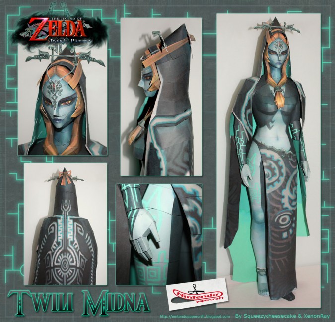 Twili midna papercraft