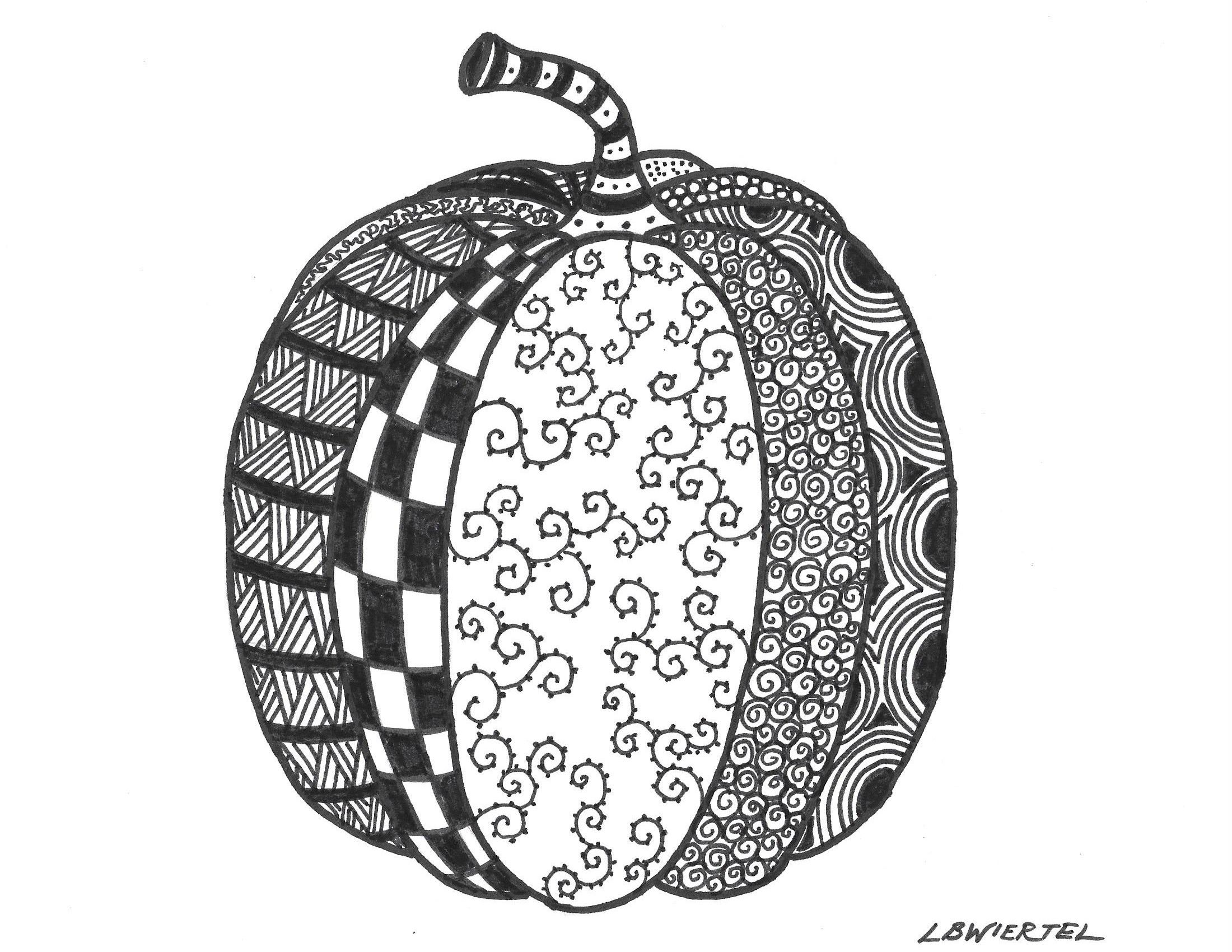 Zentangle pumpkin coloring sheet pumpkin coloring sheet pumpkin drawing coloring sheets