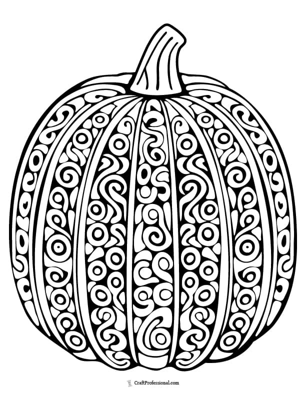 Pumpkin coloring pages