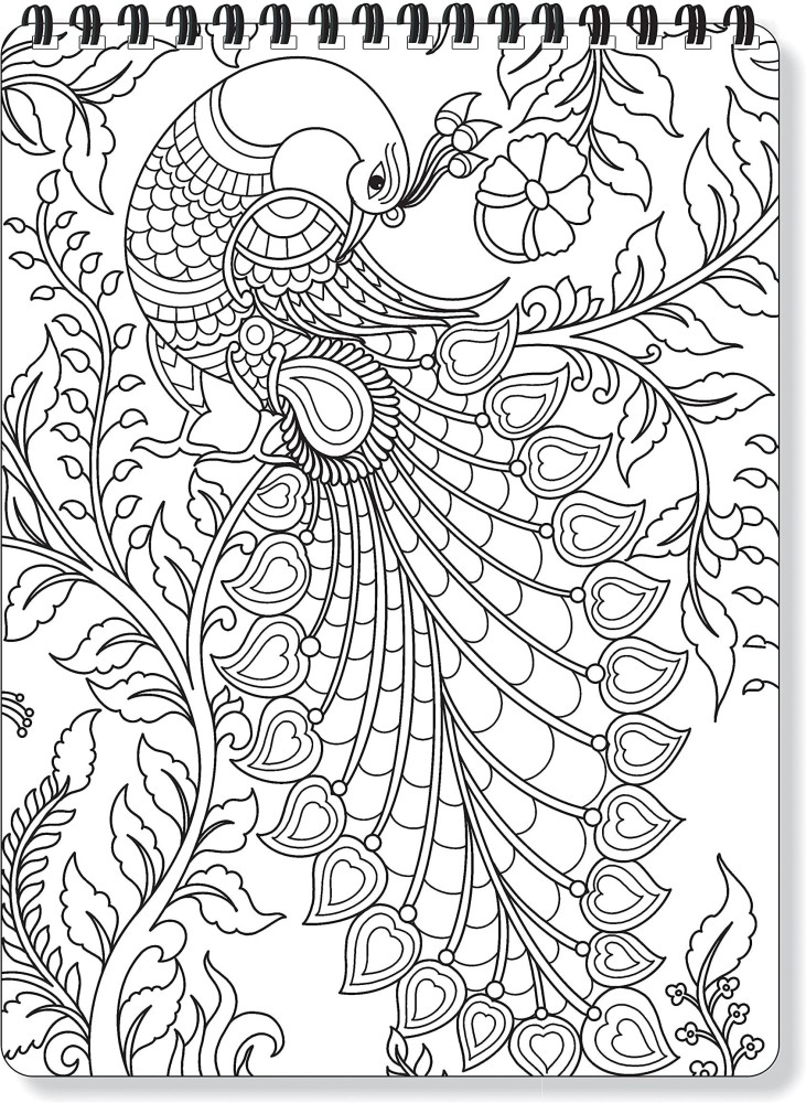 Peacock young adults coloring books creative zen designs for peacock colouring books buy peacock young adults coloring books creative zen designs for peacock colouring books by zen sangam express your