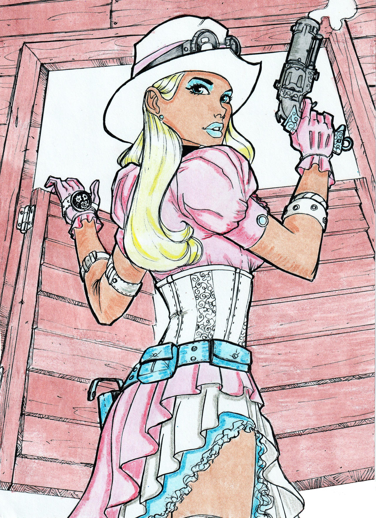 From the zenescope coloring book pt by carrie