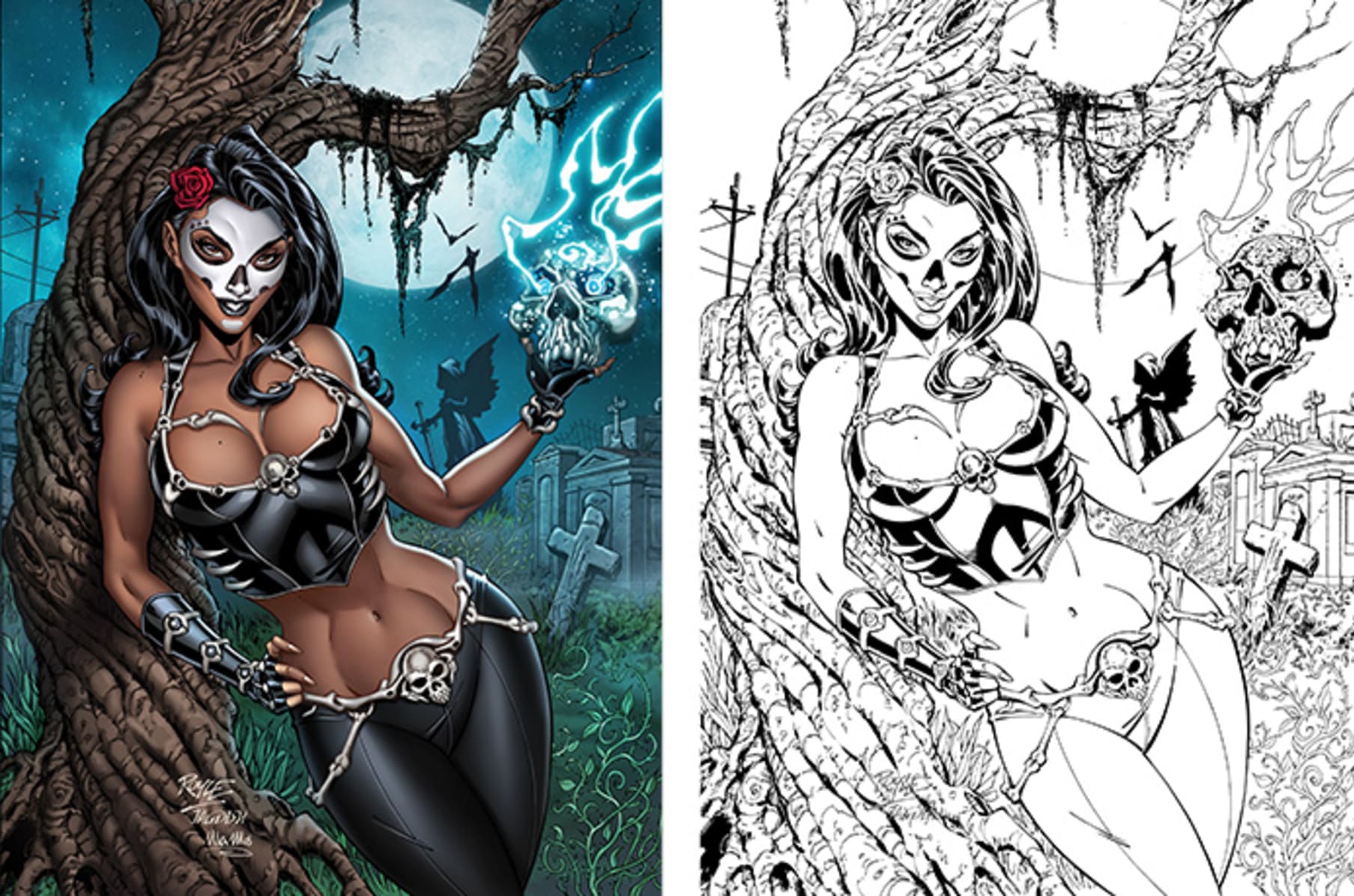 Two new grimm fairy tales adult coloring books