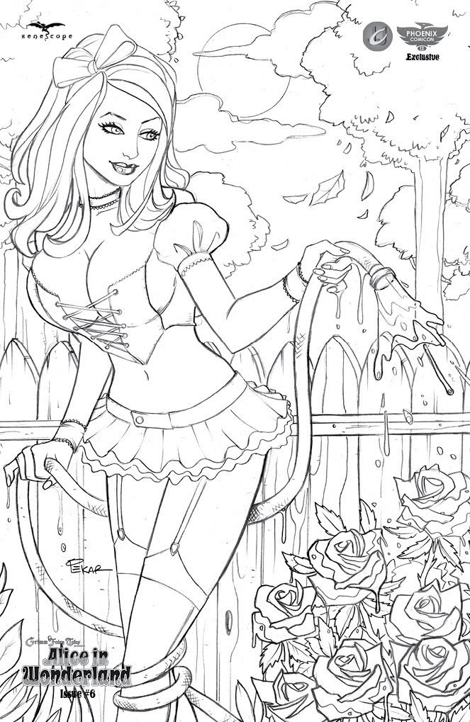 Alice in wonderland phoenix sketch exclusive