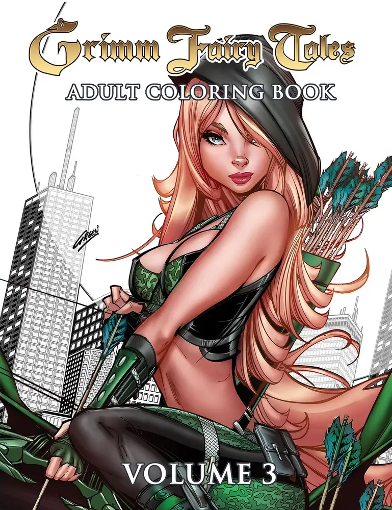 Grimm fairy tales adult coloring book vol