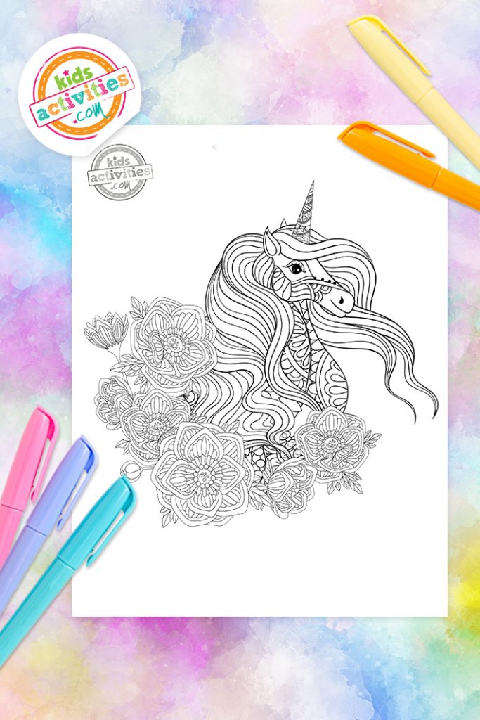 Magical unicorn coloring pages for kids and adults kids activities blog