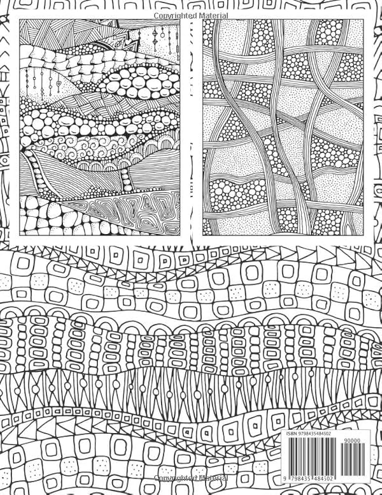 Zentangle patterns coloring book a special collection of fun and plex patterns for kids and adults to color miller gary books