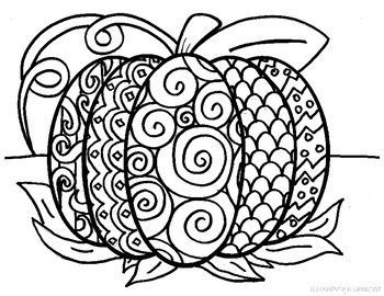 Pattern pumpkin coloring page pumpkin coloring pages fall coloring pages coloring pages