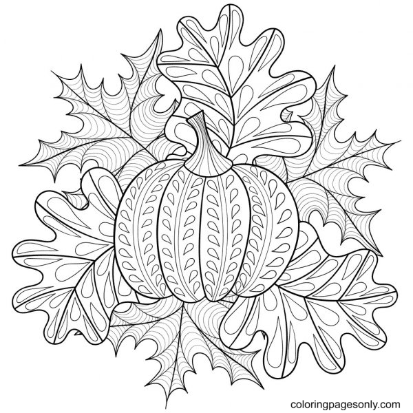 Pumpkin coloring pages printable for free download