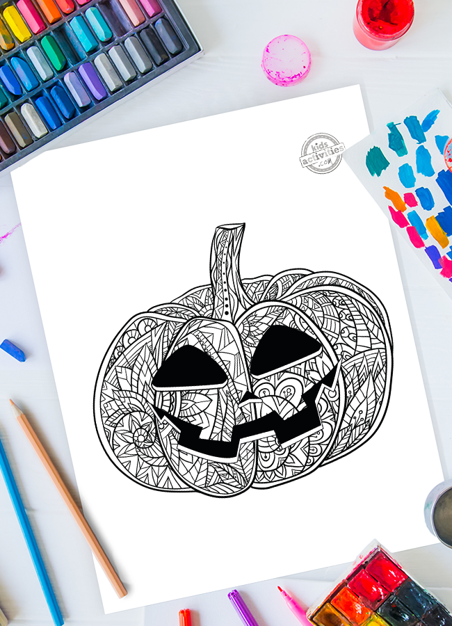 Free halloween coloring sheets heres an easy jack