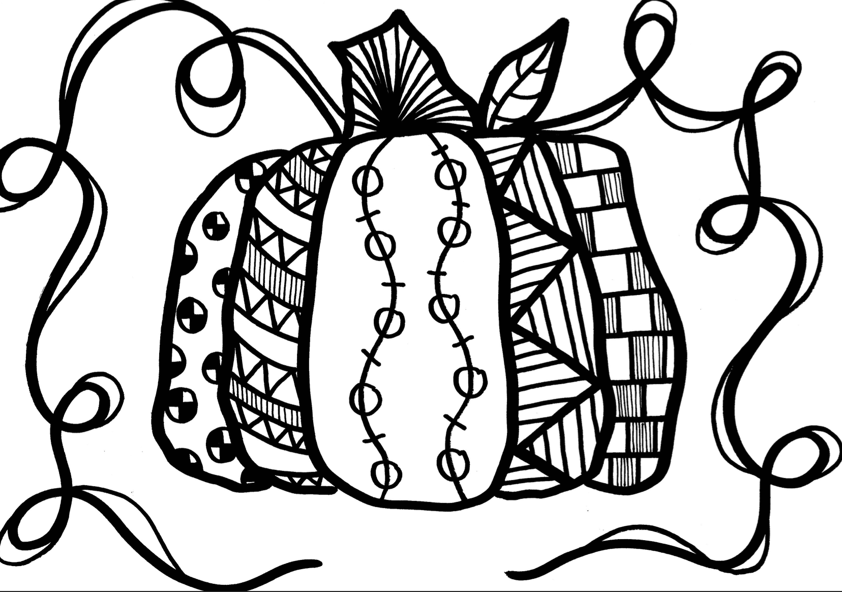 Zentangle coloring pages â art with coach t