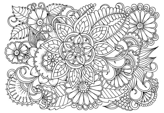 Zentangle color pages images â browse photos vectors and video