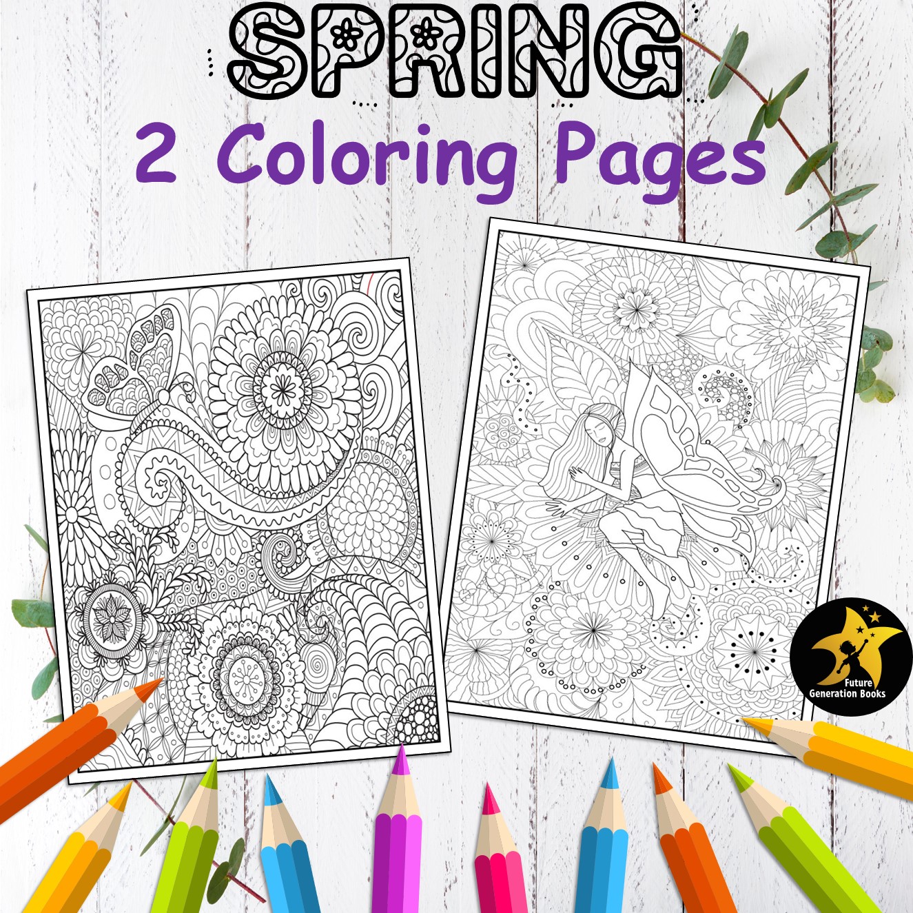 Free spring zentangle coloring pages zen doodle coloring sheets march activity made by teachers