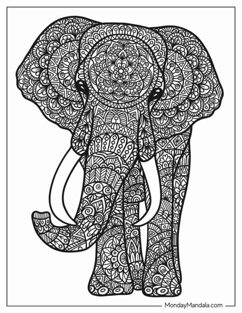 Zentangle coloring pages free pdf printables