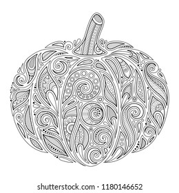 Pumpkin coloring page images stock photos d objects vectors