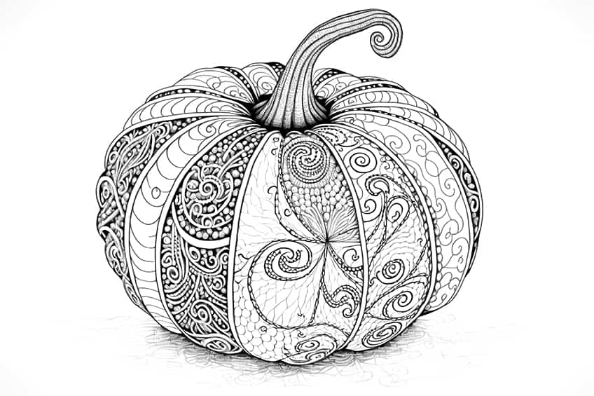 Pumpkin coloring pages