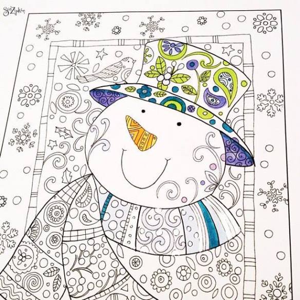 Coloring book downloads by designer sue zipkin the works