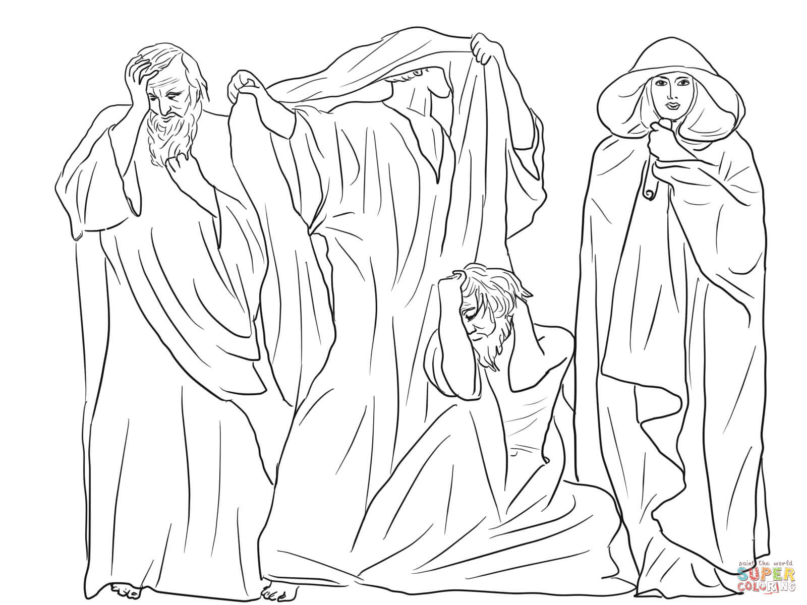 Zephaniah joel obadiah and hosea coloring page free printable coloring pages