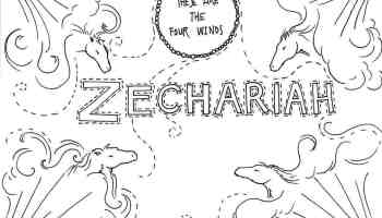 Zephaniah bible coloring page