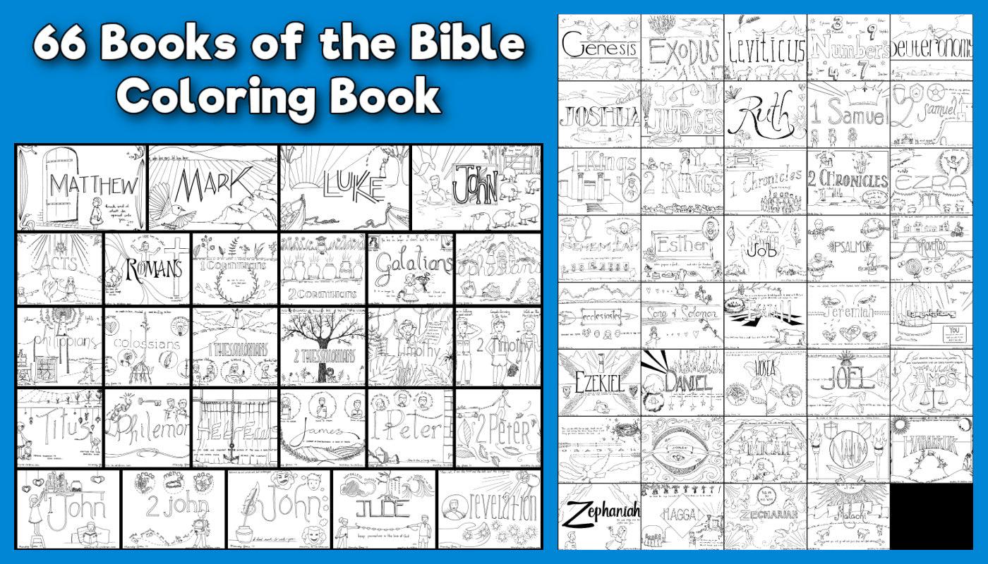 Books of the bible coloring book