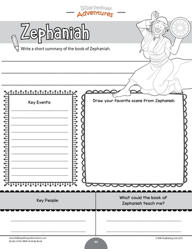 Books of the bible coloring activity book teaching resources