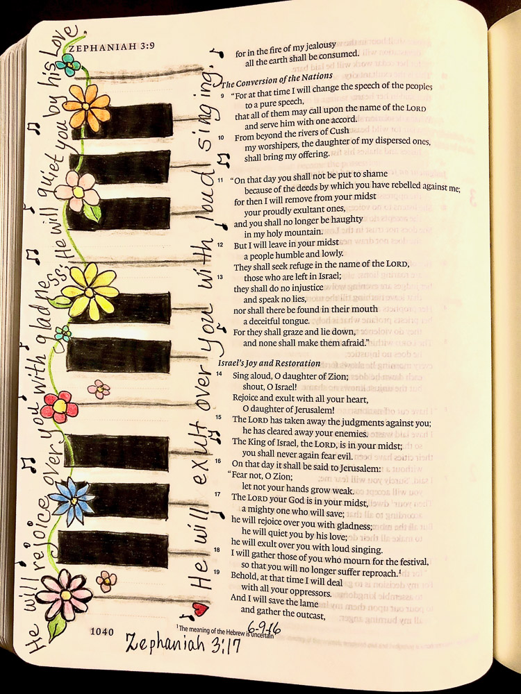 Bible journal zephaniah