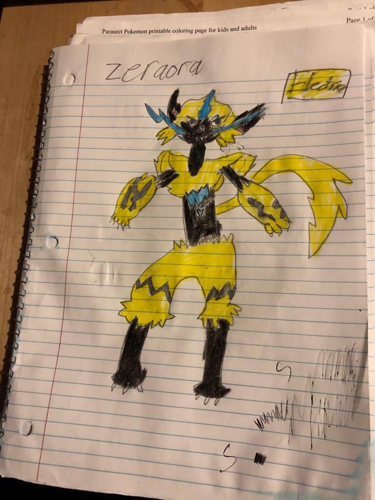 Zeraora pokãmon amino