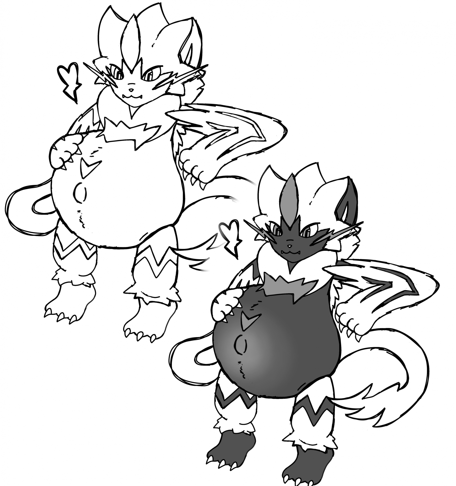 Zeraora sketch vers by billybranjo