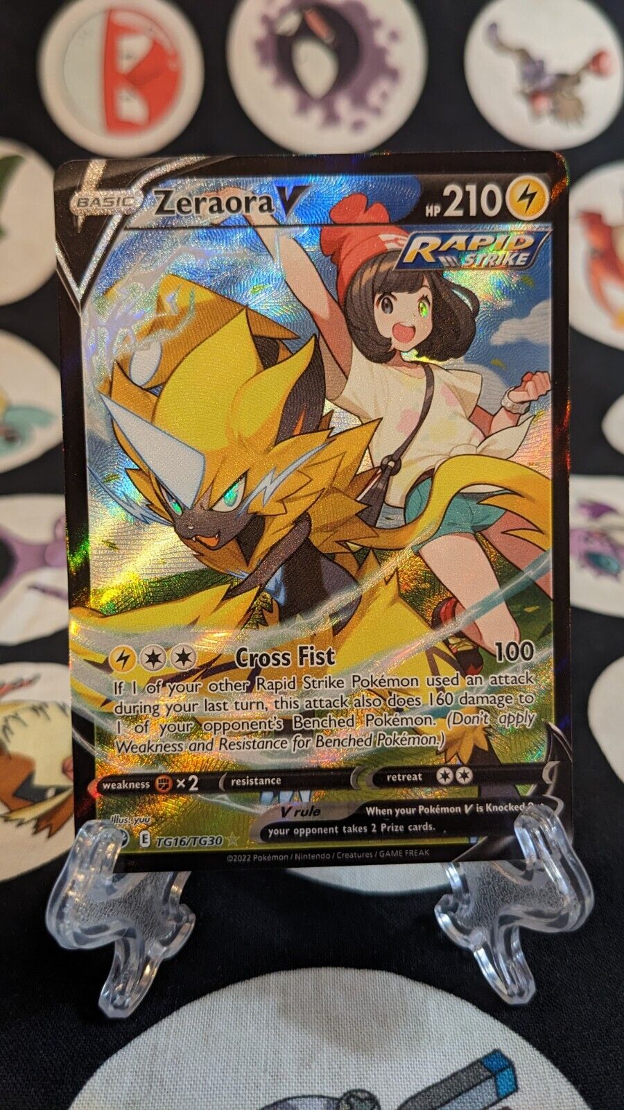 Pokãmon tcg zeraora v swsh silver tempest trainer gallery tgtg