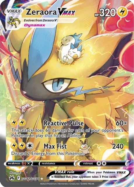 Zeraora vmax