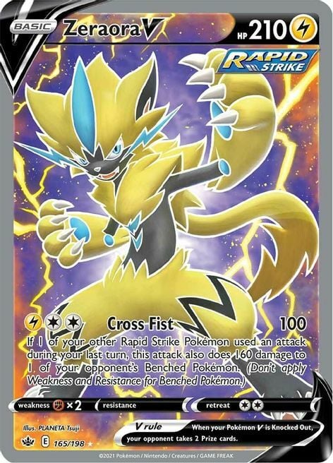 Zeraora v chilling reign pokãmon