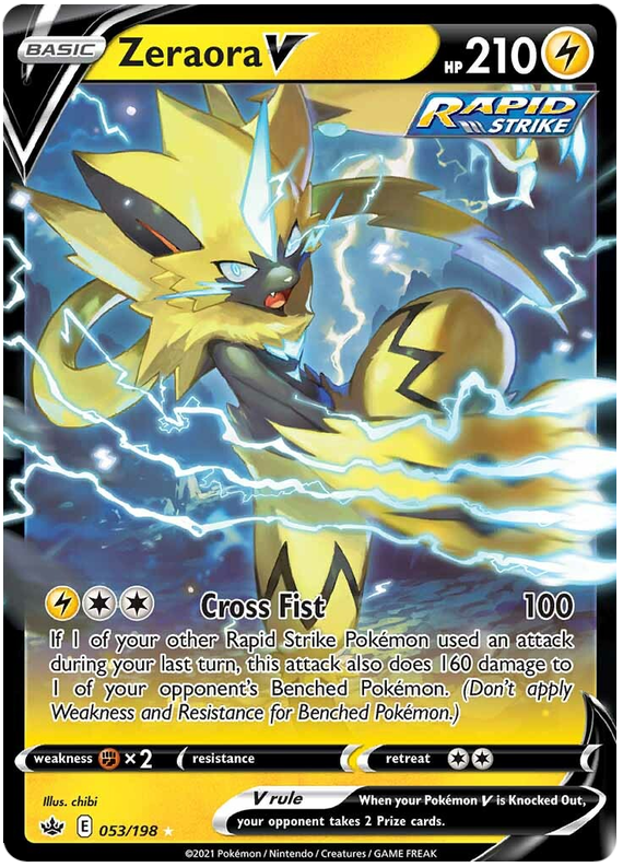 Zeraora v sword shield chilling reign good games