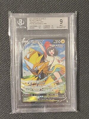 Pokãmon tcg zeraora v swsh silver tempest trainer gallery tgtg holo ultra rare for sale online