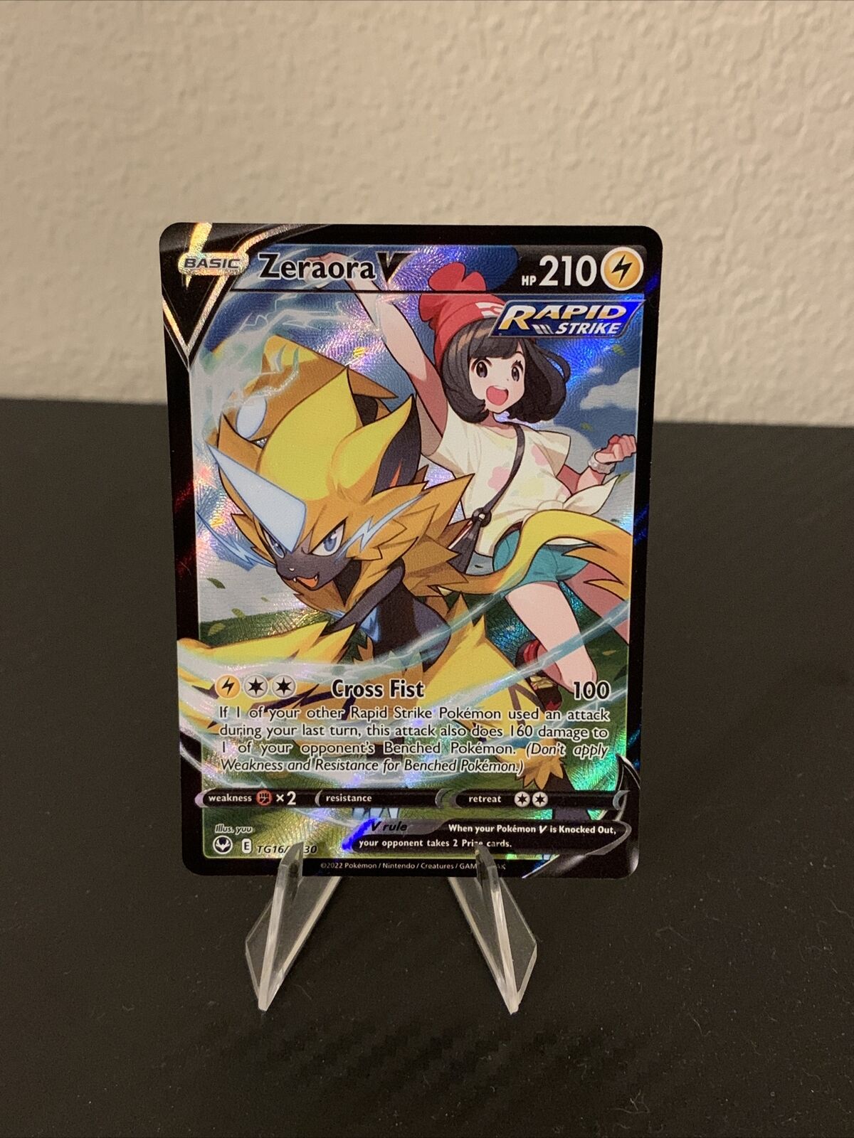 Pokemon rd zeraora v silver tempest trainer gallery tgtg nm fast shipping