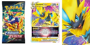 Pokãmon tcg crown zeniths english zeraora revealed