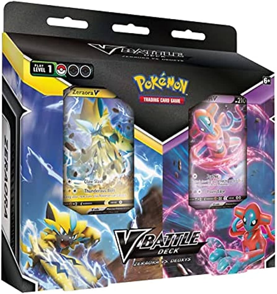 Pokãmon tcg v battle deckâzeraora vs deoxys toys games