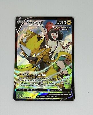 Pokãmon tcg zeraora v swsh silver tempest trainer gallery tgtg holo