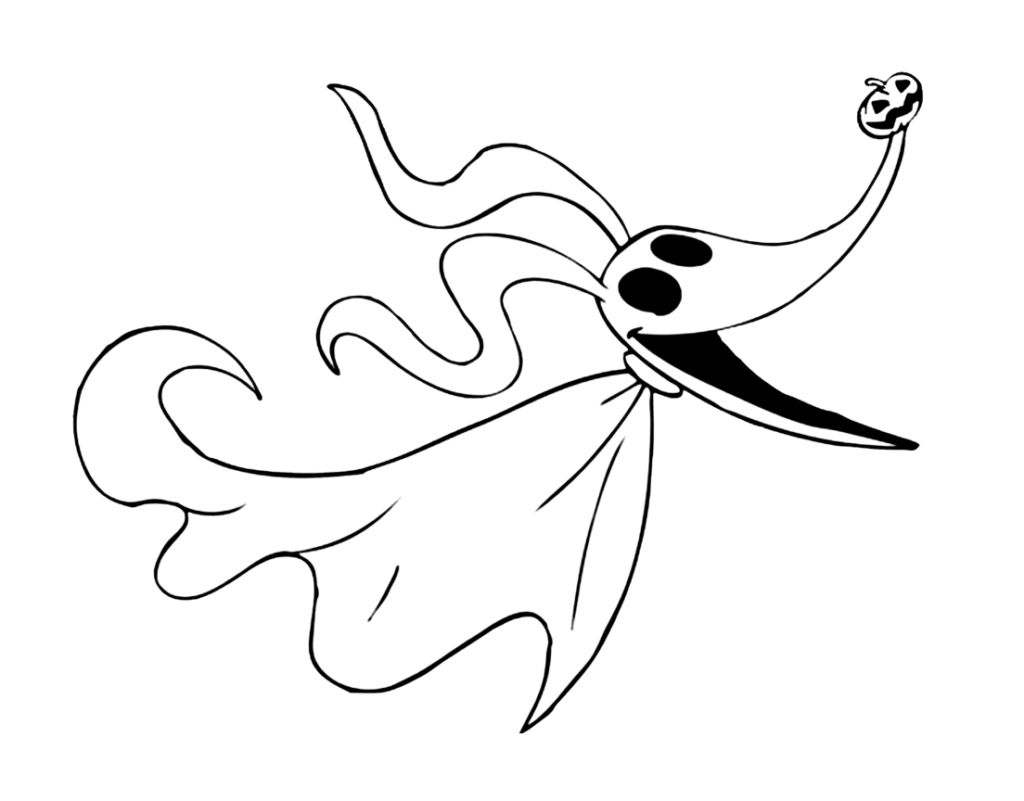 Free printable nightmare before christmas coloring pages