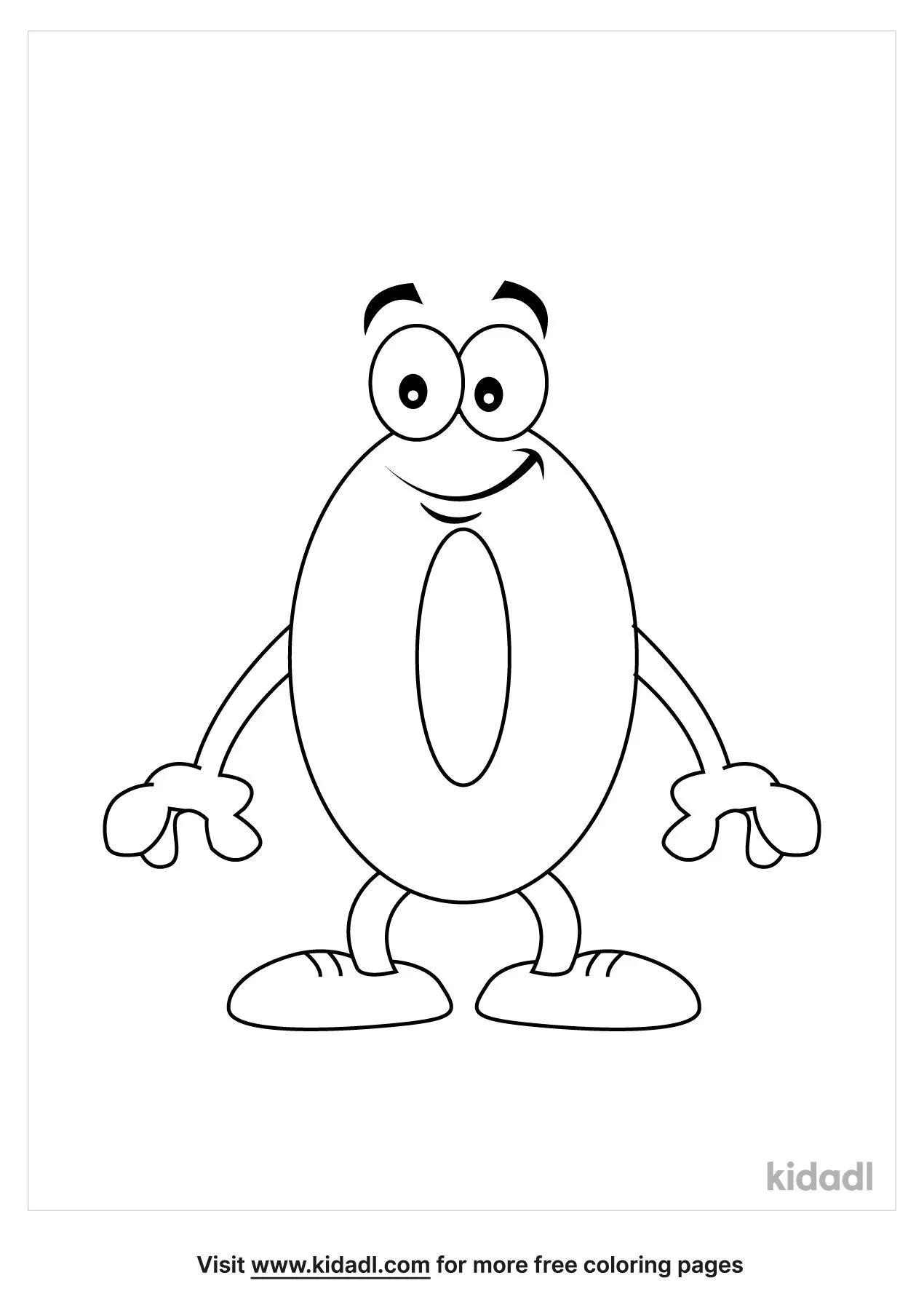 Free zero coloring page coloring page printables