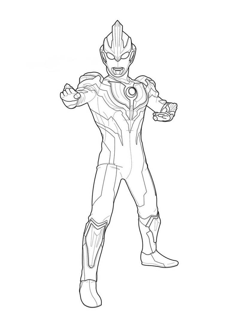 Ultraman coloring pages by coloringpageswk on